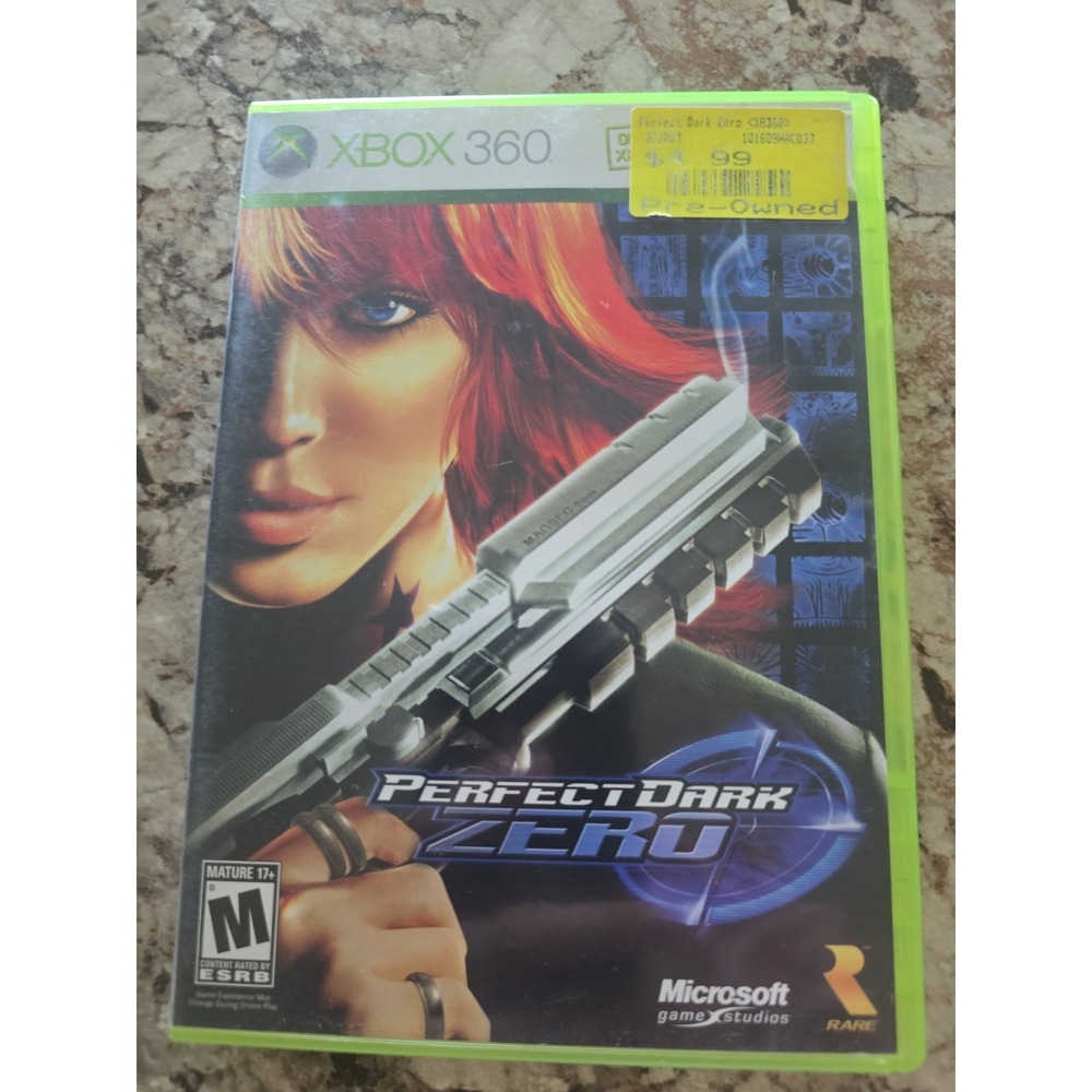 Perfect Dark Zero Xbox 360 Complete CIB Tested